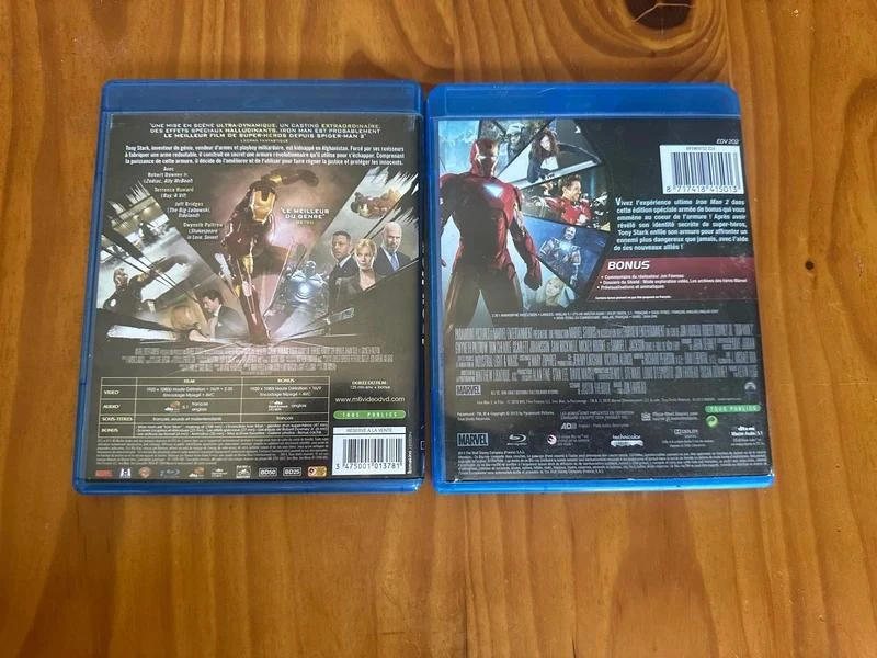 Lote de Blu-ray Iron Man 1 + Iron Man 2 – photo 4